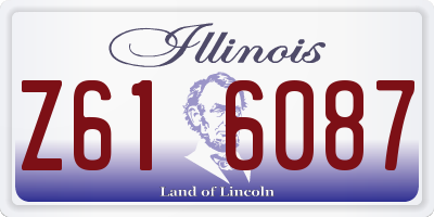 IL license plate Z616087
