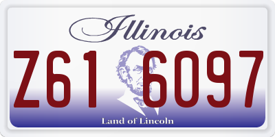 IL license plate Z616097