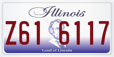 IL license plate Z616117