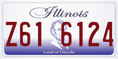 IL license plate Z616124