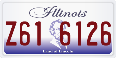 IL license plate Z616126
