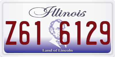 IL license plate Z616129