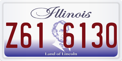 IL license plate Z616130