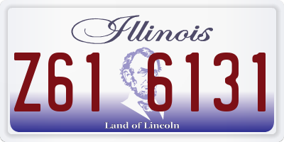 IL license plate Z616131