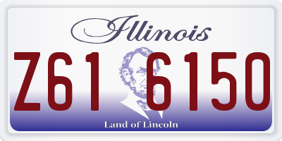 IL license plate Z616150