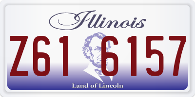 IL license plate Z616157