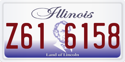 IL license plate Z616158
