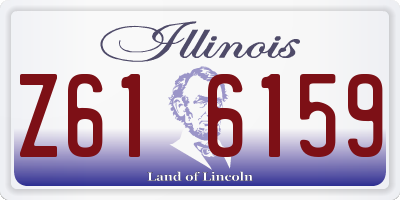 IL license plate Z616159
