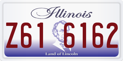 IL license plate Z616162