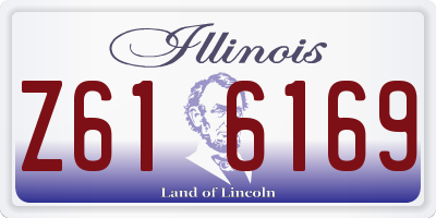 IL license plate Z616169