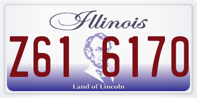 IL license plate Z616170
