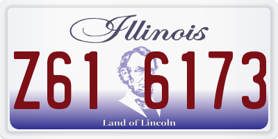 IL license plate Z616173