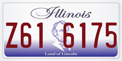 IL license plate Z616175
