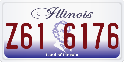 IL license plate Z616176
