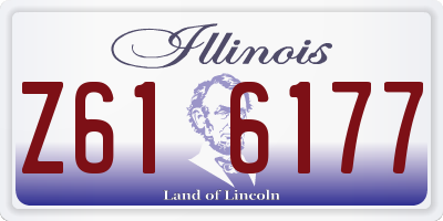 IL license plate Z616177