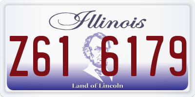 IL license plate Z616179