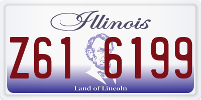 IL license plate Z616199