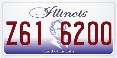 IL license plate Z616200