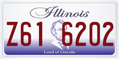 IL license plate Z616202