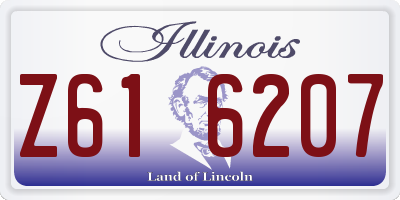 IL license plate Z616207