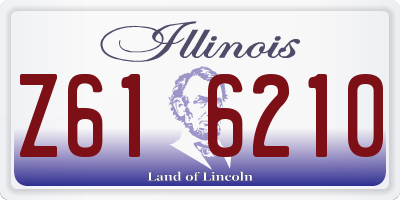 IL license plate Z616210