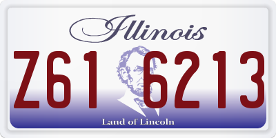 IL license plate Z616213