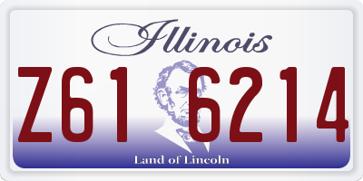 IL license plate Z616214
