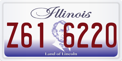 IL license plate Z616220