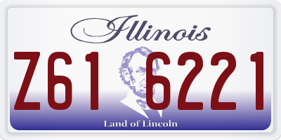 IL license plate Z616221