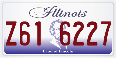 IL license plate Z616227