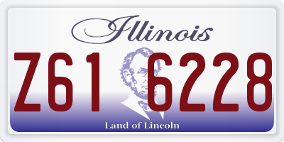 IL license plate Z616228