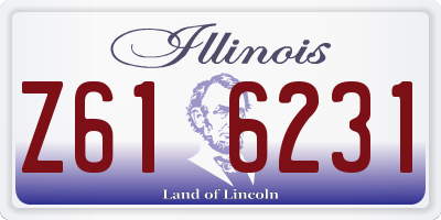 IL license plate Z616231