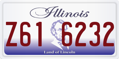 IL license plate Z616232