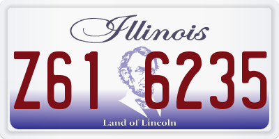 IL license plate Z616235