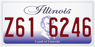 IL license plate Z616246