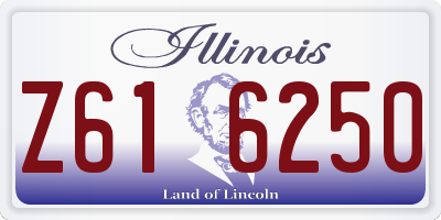 IL license plate Z616250
