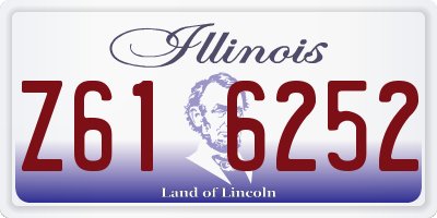 IL license plate Z616252