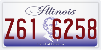 IL license plate Z616258