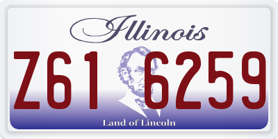 IL license plate Z616259