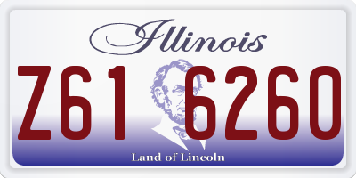 IL license plate Z616260