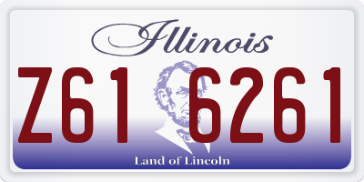 IL license plate Z616261
