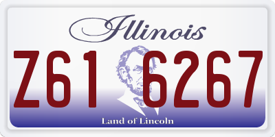 IL license plate Z616267