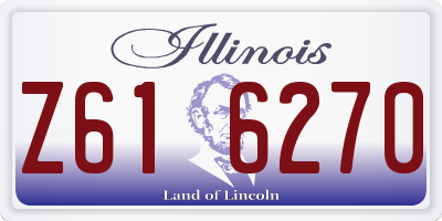 IL license plate Z616270