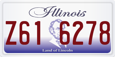 IL license plate Z616278