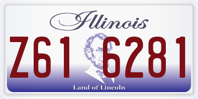 IL license plate Z616281