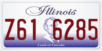 IL license plate Z616285