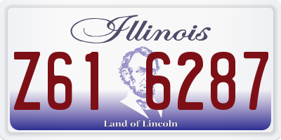 IL license plate Z616287