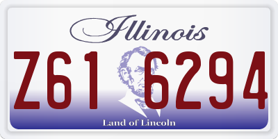 IL license plate Z616294
