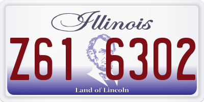 IL license plate Z616302