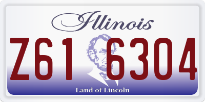 IL license plate Z616304